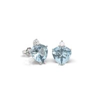 Orecchini Baroni Gioielli Donna in Oro Acquamarina 3 Ct 4966 B3 - 4966 B3